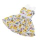thumbnail image 3 of Lovely Doll Mini Vestido Sin Mangas A Cuadros Ropa Para 1/6 Girl Dolls Yellow, 3 of 5
