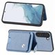 thumbnail image 3 of Funda Billetera Tejida para Samsung Galaxy S23 con Soporte y Tarjetero Azul, 3 of 4