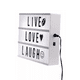 thumbnail image 3 of Pizarra Luminosa Luz Led A4 Cartel Letras Emojis Negro, 3 of 3