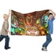thumbnail image 2 of Tren de Dinosaurios Bandera impresa con temática, regalo perfecto para fanáticos, amigos y familiares, y adecuada para actividades al aire libre e interiores, decoraciones de fiesta. 60*90CM, 2 of 6