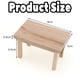 thumbnail image 5 of Casa de muñecas 1:12, mini mesa larga de madera, accesorios de tiro, muebles de bolsillo, escena en miniatura, 5 of 5