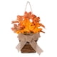 thumbnail image 1 of Cesta De Mimbre De Corona De Hoja De Arce Artificial Para Decoración De Otoño De Puertas Delanteras, 1 of 5