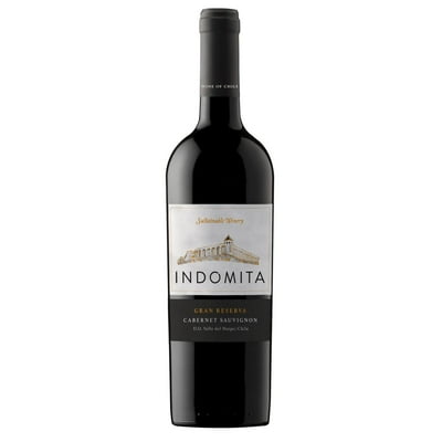 Vino Tinto Cabernet Sauvignon Gran Reserva Botella 750 Cc Indómita