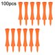 thumbnail image 2 of Tees de golf biodegradables biselados consistentes, 100 unidades, material plástico naranja, 2 of 8
