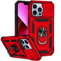 Estuche Gangxun Para Iphone 13 Pro Max, Soporte Giratorio 360°, Estilo Mecánico Y Magnético
