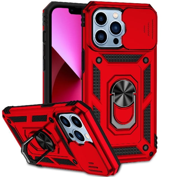 Estuche GANGXUN para iPhone 13 Pro Max, soporte giratorio 360°, estilo mecánico y magnético
