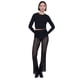 thumbnail image 1 of Calza Mujer Encaje Color Negro Corona, 1 of 4