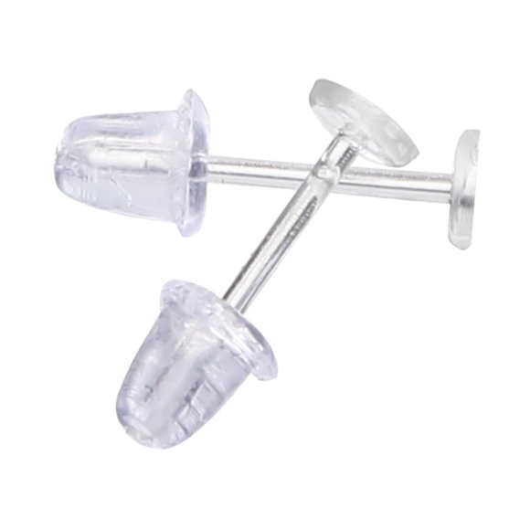 Pasadores para pendientes YOYOSTORE 11 mm de plástico – 200 piezas (100 pares)