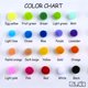 thumbnail image 2 of Pompones Caydo 2,5 cm 400 piezas 20 colores a granel, 2 of 7