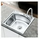 thumbnail image 2 of Lavaplatos Clasico 46x42 Sobrepuesto Acero Inoxidable Plateado, 2 of 3