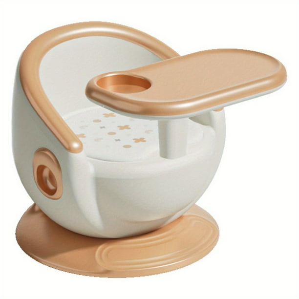 Infant Feeding Booster Seat, Baby Spine Protection Soft PVC Safe Multiunctional Booster Seat For Home