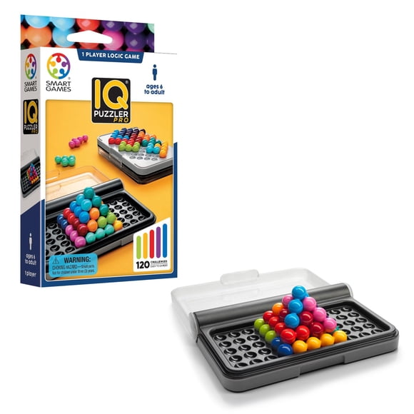 Juego de viaje SmartGames IQ Puzzler Pro para niños y adultos