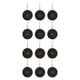 thumbnail image 2 of 12 Piezas De Ganchos Para Cortina De Ducha, Anillos Para Cortina De Ducha, Color Negro, 2 of 5
