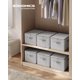 thumbnail image 2 of Cajas de almacenamiento SONGMICS juego de 3 – 29 L con cremallera, plegables, 2 of 6