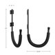 thumbnail image 2 of Percheros de pared para kayak RAD Sportz, 45 kg de capacidad, color negro, 2 of 7