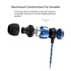 thumbnail image 4 of Audífonos E50 Con Cable Sin Micrófono Monitor De Alta Fidelidad Auriculares Con Aislamiento De Ruido Ajuste Cómodo Azules, 4 of 6