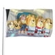 thumbnail image 1 of Perros en el Espacio Bandera impresa con temática, regalo perfecto para fanáticos, amigos y familiares, y adecuada para actividades al aire libre e interiores, decoraciones de fiesta. 60*90CM, 1 of 6