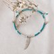 thumbnail image 2 of Pulsera amazonas y turquesa amor, 2 of 4