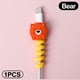 thumbnail image 1 of 1pc Cartoon Animal Cable Protector - Keep Your Charging Cable Safe & Secure with Creative Screw Type Design, 1 of 5