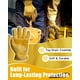thumbnail image 4 of Guantes de trabajo DULFINE de cuero de vaca resistentes a perforaciones y cortes, 4 of 7