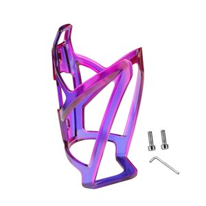 Ioensy - Soporte Para Botella De Agua Para Bicicleta Soporte Para Bebida De Agua Ultraligero Azul Violeta