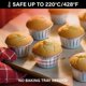 thumbnail image 5 of EUSOAR 50 unidades de cápsulas de aluminio plateado para cupcakes, 5 of 6