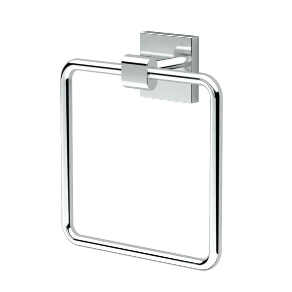 Anillo para toalla Gatco 4052 Elevate cromado, 16 cm de ancho
