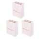 thumbnail image 4 of 3 Piezas Grande La Dama De Honor Boda Fiesta Papel Regalo Favor Bolsa Mango Blanco, 4 of 5