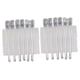 thumbnail image 3 of 10Pcs Peluquería Salon Seccionamiento Clips Abrazaderas Hair Styling Grip White, 3 of 5