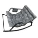 thumbnail image 2 of Sillón mecedor doble, sillón reclinable relajante con respaldo, cojín de asiento extraíble, sofá de piso, sillón para guardería, muebles de sala de Gris, 2 of 6