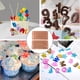 thumbnail image 5 of Molde de silicona con letras y números para chocolate, ideal para chocolate marrón, barras energéticas y proteicas, cubitos de hielo y dulces (2 unidades), 5 of 5
