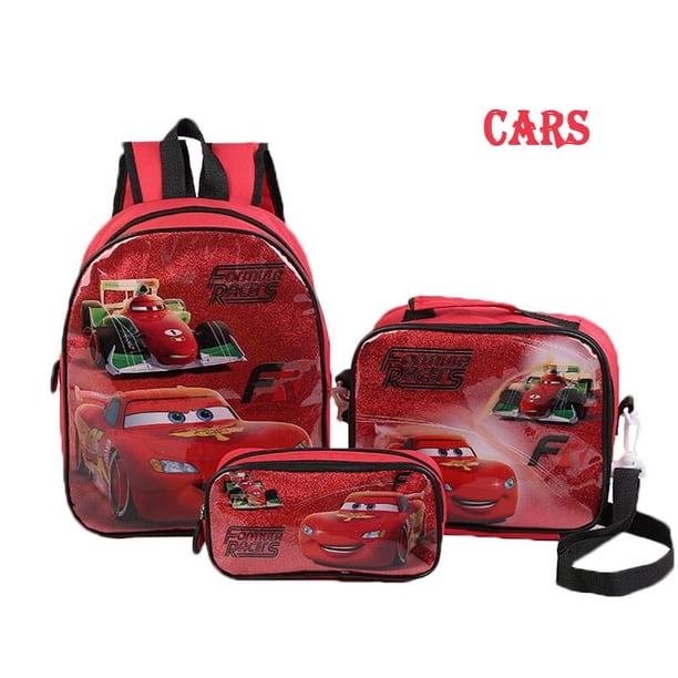 New Spider-Man School Bag Disney Frozen Elsa Princess Backpack 3pcs/set Kindergarten Cartoon Bag Toddler Kids Boys School Bags