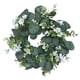 thumbnail image 5 of Guirnalda De Eucalipto De 12.0 In Para Decoración Navideña De Puerta Delantera, Color Blanco, 5 of 5