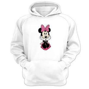 Genérico - Polerón Canguro Ratoncita M. Blanco Talla Xs Unisex