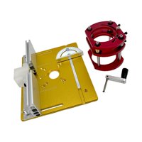 Ioensy - Mesa Elevadora De Enrutador De Precisión Para Sierra De Mesa, Herramienta De Carpintería, Recortadora De Enrutador De Madera