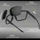 thumbnail image 3 of Gafas de sol polarizadas INFI para pesca para hombre con protección UV400, 3 of 6