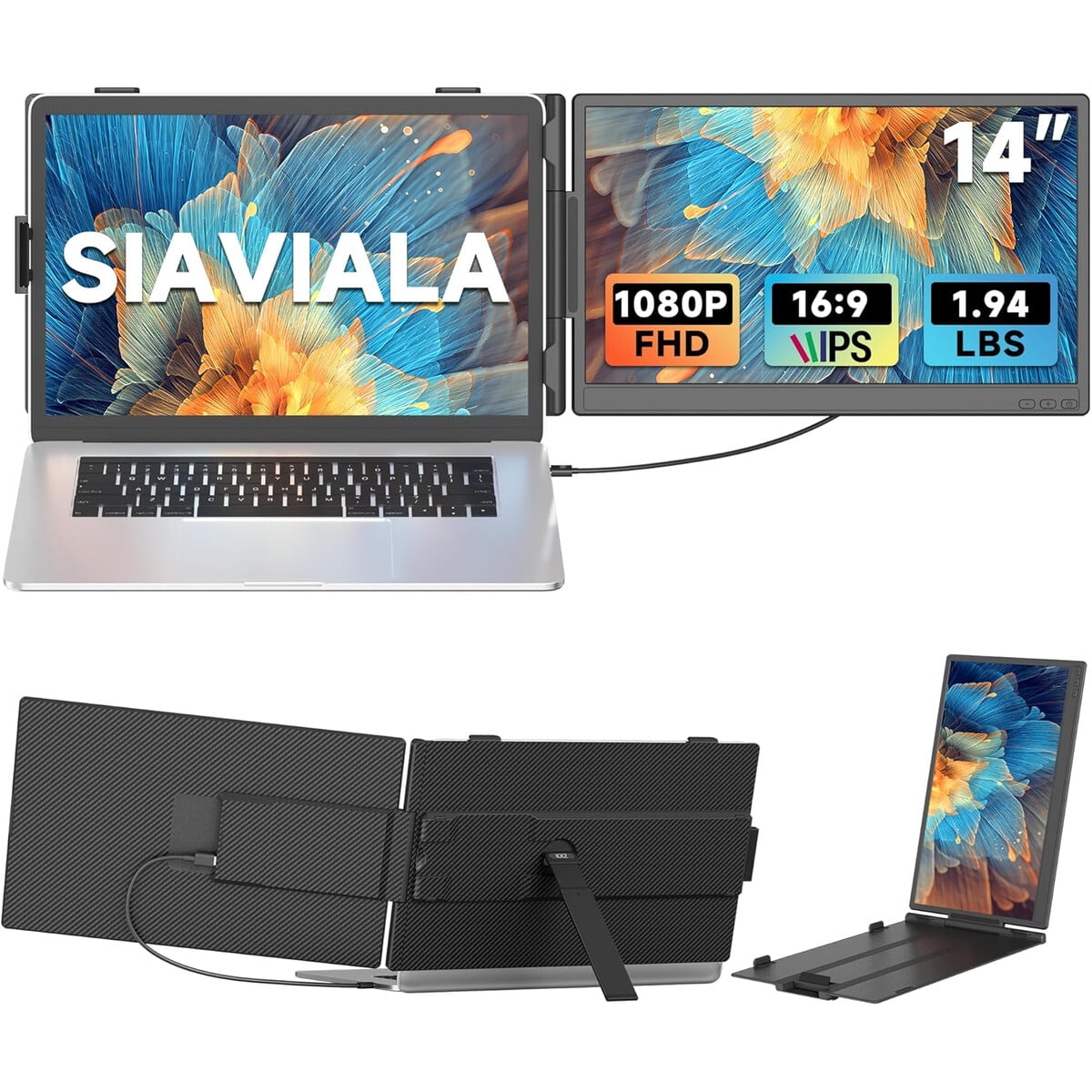 Monitor Extensor Siaviala 14 Ips 1080p Para Laptop