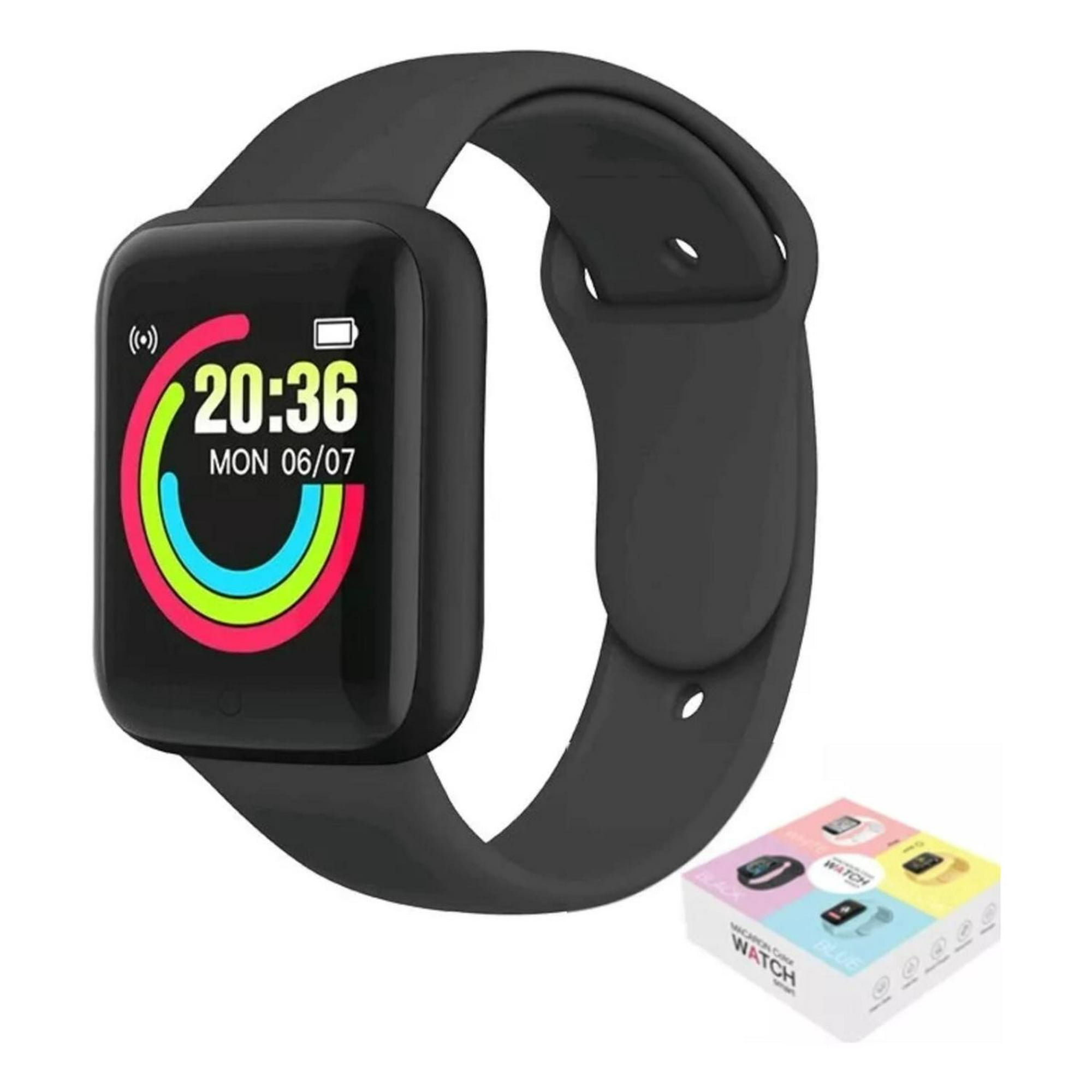 Fitpro - Reloj D20 Smartwatch Inteligente Negro Negro