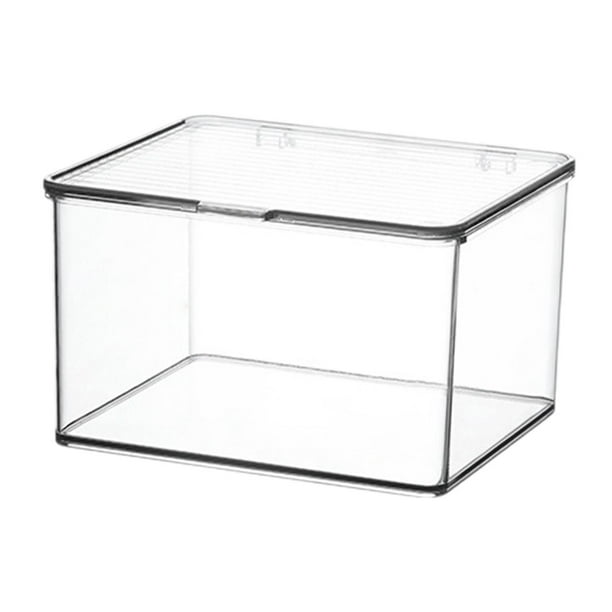 Caja de almacenamiento para tazas de té, Cubo de almacenamiento con tapa para artículos diversos, Caja de Ahorro para oficina, dormitorio, herramienta Corto L