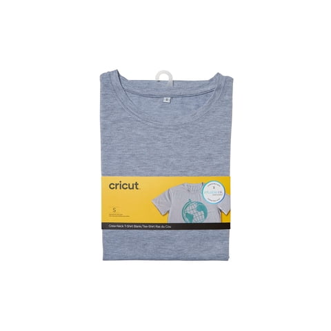 Camiseta Cricut Infusible Ink Para Hombre, Cuello Redondo, Gris, Talla S