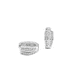 thumbnail image 2 of Aros Argolla Click Diseño "V" Plata 925, 2 of 3