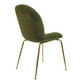 thumbnail image 2 of Silla Berta Velvet Base Dorada, 2 of 2