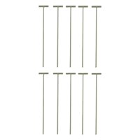 Magideal - 10 Trampas En T Para Puerta De Entrada De Paloma, Trampas Para Puerta Extraíbles, Barras De Alambre Para Puerta De Paloma Para Ventana, Loft, Jaula De