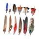 thumbnail image 1 of Sombrero Plumas Sombrero De Vaquero Pluma Para Sombreros Fedora Disfraz Sombreros De Fiesta De Navidad Estilo B, 1 of 5