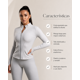thumbnail image 2 of Chaqueta Deportiva Mujer Ajustada Gym Manga Larga, 2 of 5