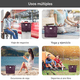thumbnail image 3 of Bolso Viaje Mujer Tote Plegable Gimnasio Verano Hombro Mano Gym Salida Paseo Picnic Vuelo Carry On Bag, 3 of 3