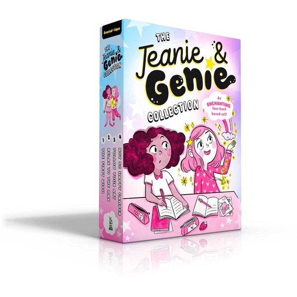 Colección Jeanie & Genie (Set en Caja): El Primer Deseo; Relájate al Máximo; Sigue tu Arte; Campista No Tan Feliz