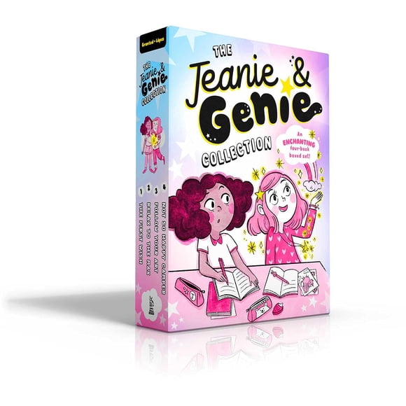 Colección Jeanie & Genie (Set en Caja): El Primer Deseo; Relájate al Máximo; Sigue tu Arte; Campista No Tan Feliz
