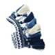 thumbnail image 1 of 4x1 Yarda Ropa Europea Cortina Borla Ribete Flecos Ribete Azul + Blanco, 1 of 1