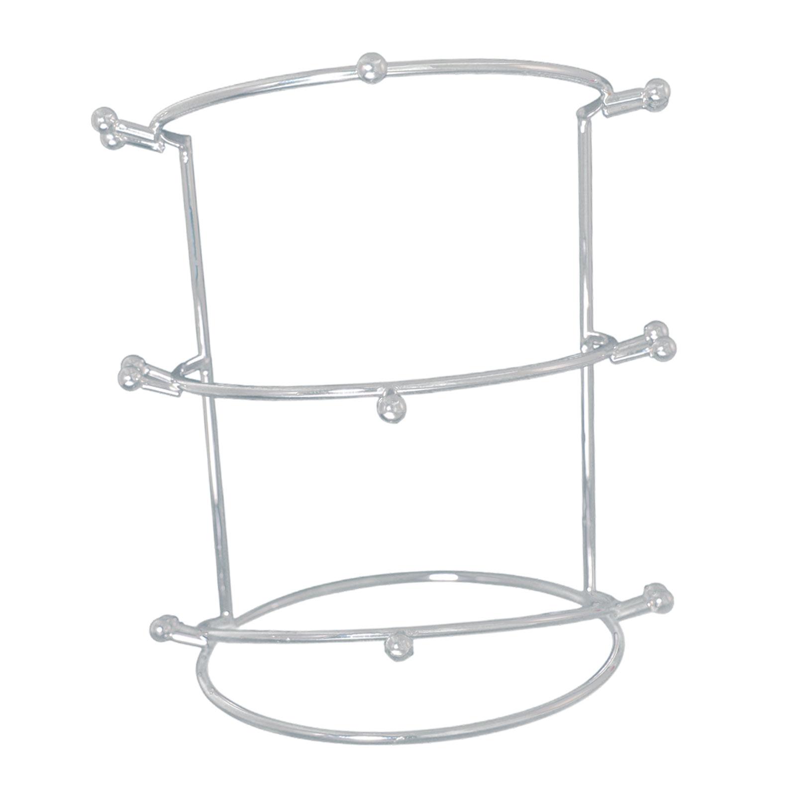 Magideal - Soporte De Exhibición De Tiara Corona Titular De La Exhibición Estable Organizador Estable Estante De Almacén Para Princess Crown Hair Hoop Comercio D 3 Nivel